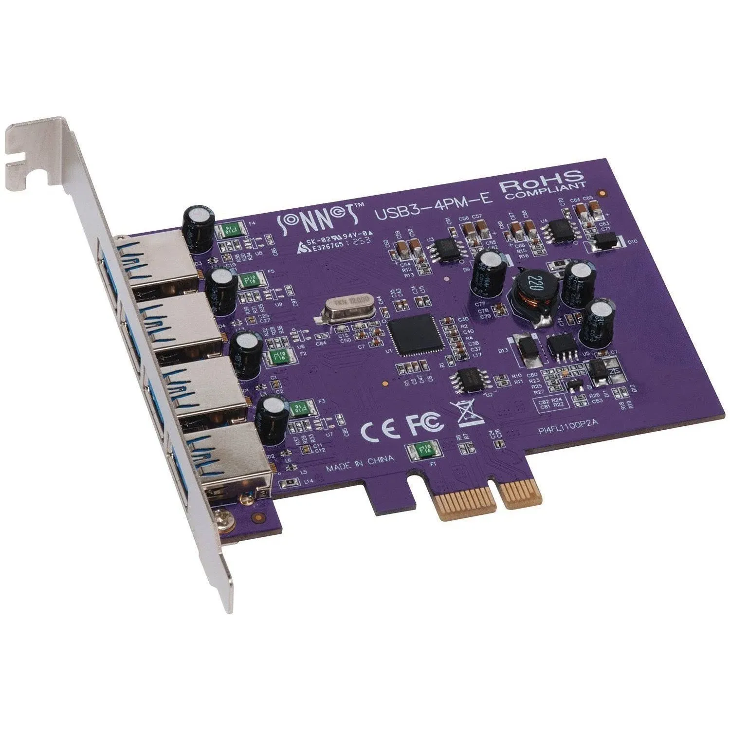 Allegro Type A USB 3.2 | 3.0 PCIe 4-Port PCIe Card (Mac and Windows Compatible)