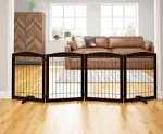 PAWLAND 96-inch Extra Wide Dog gate for The House, Doorway, Stairs, Freestand...