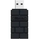 8Bitdo USB Wireless Adapter 2 for Switch PC macOS Raspberry Pi Black