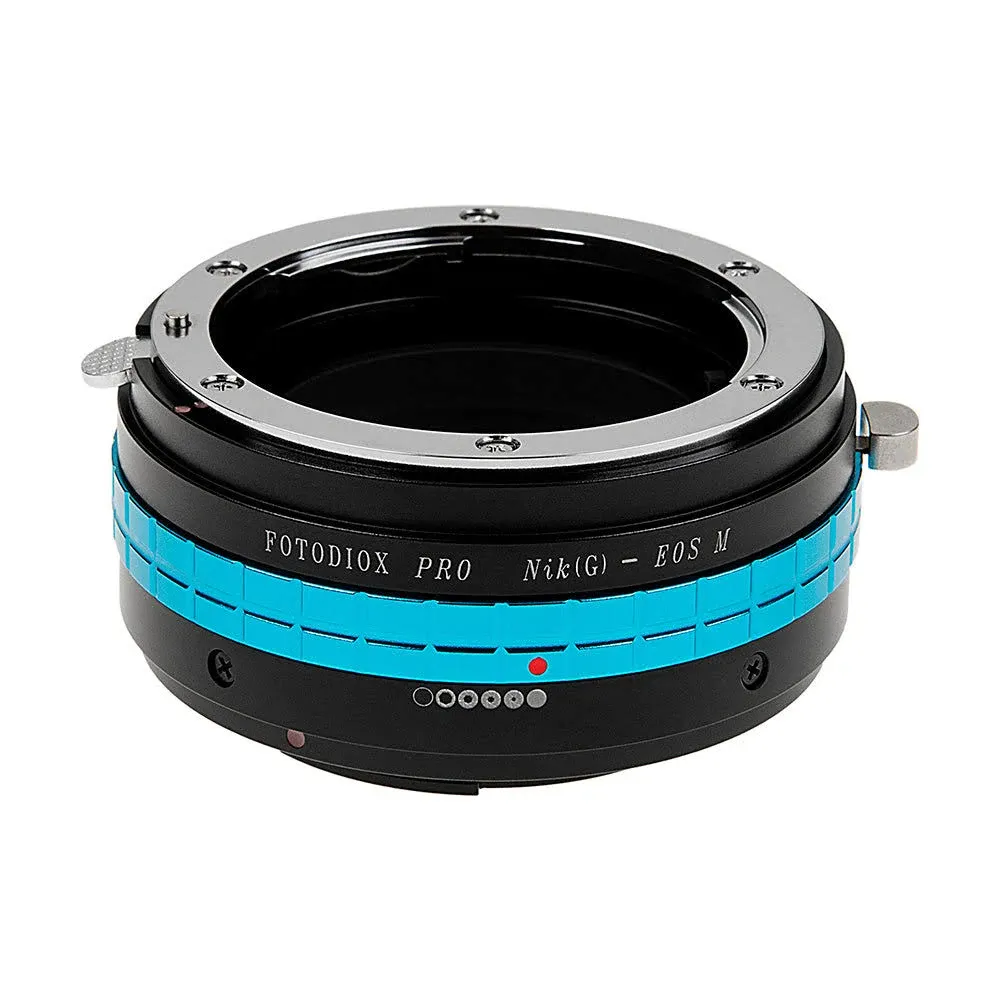 FotodioX Pro Lens Mount Adapter for Nikon F-Mount Lens to Canon EF-M\xa0Mount Camera