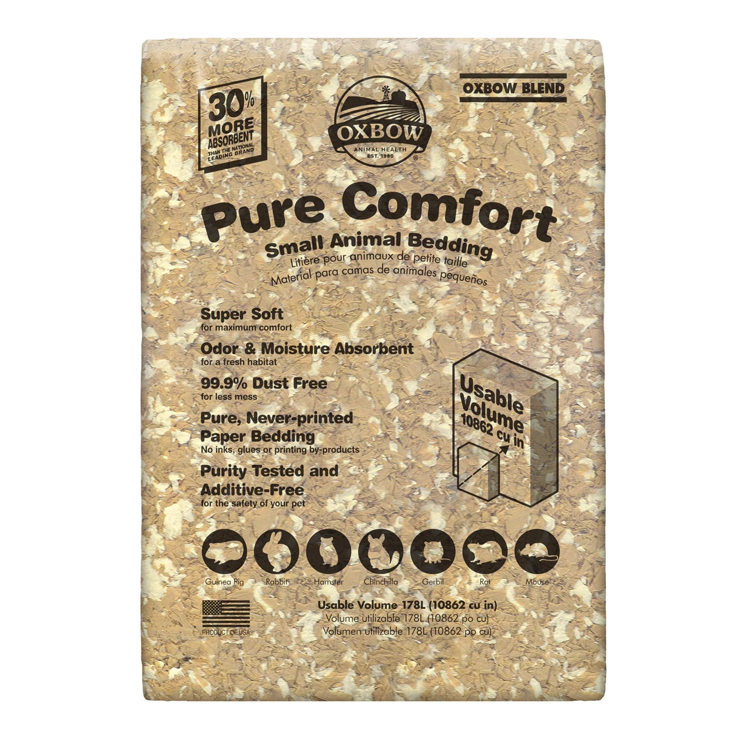 Oxbow Animal Health® Pure Comfort Small Animal Oxbow Animal Health® Blend Bedding 127 L