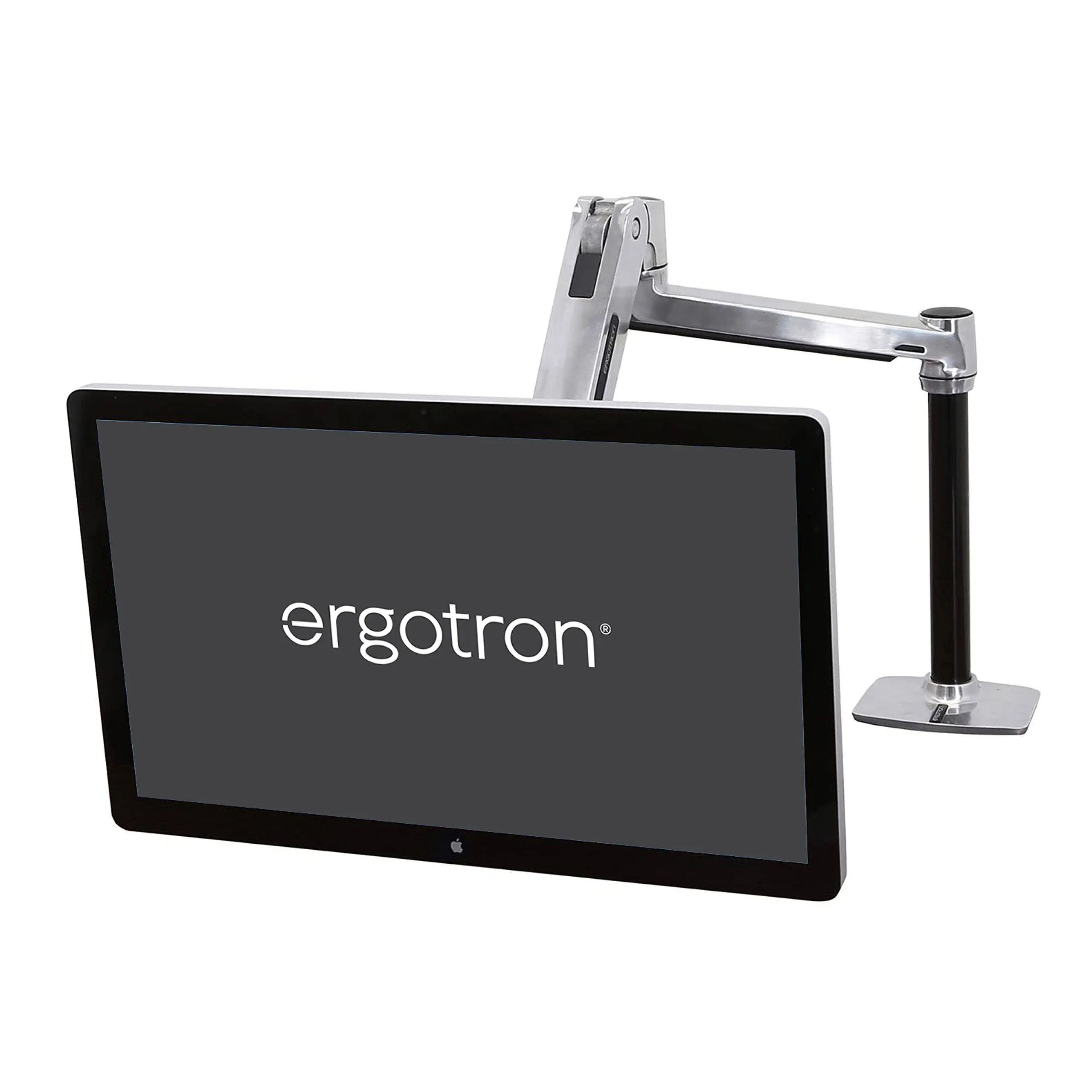 Ergotron LX Sit-Stand Desk Arm Adjustable Monitor, Up to 42", Polished Aluminum (45-360-026) | Staples