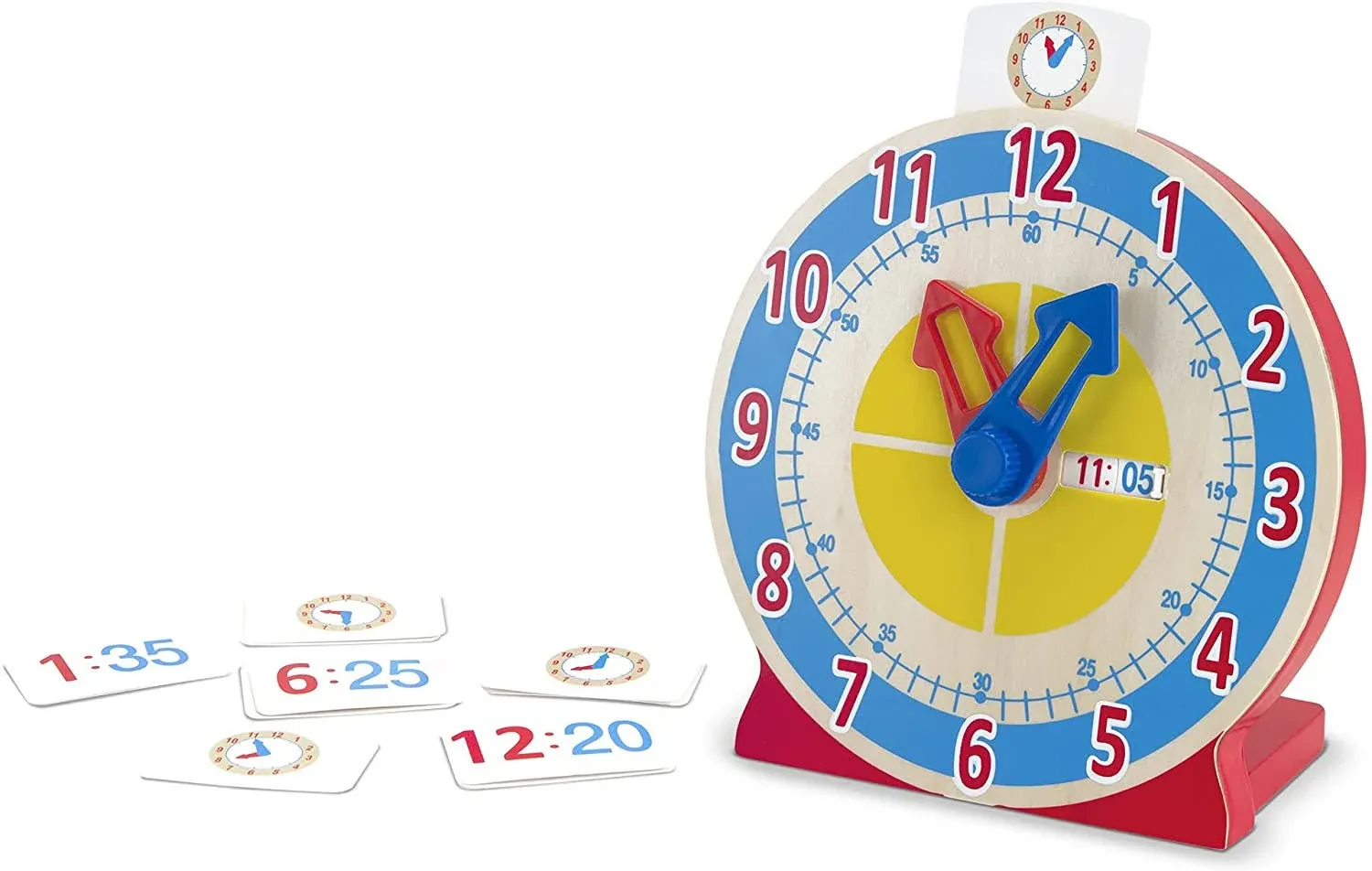 Melissa & Doug Learn to Tell Time Clock for Kids