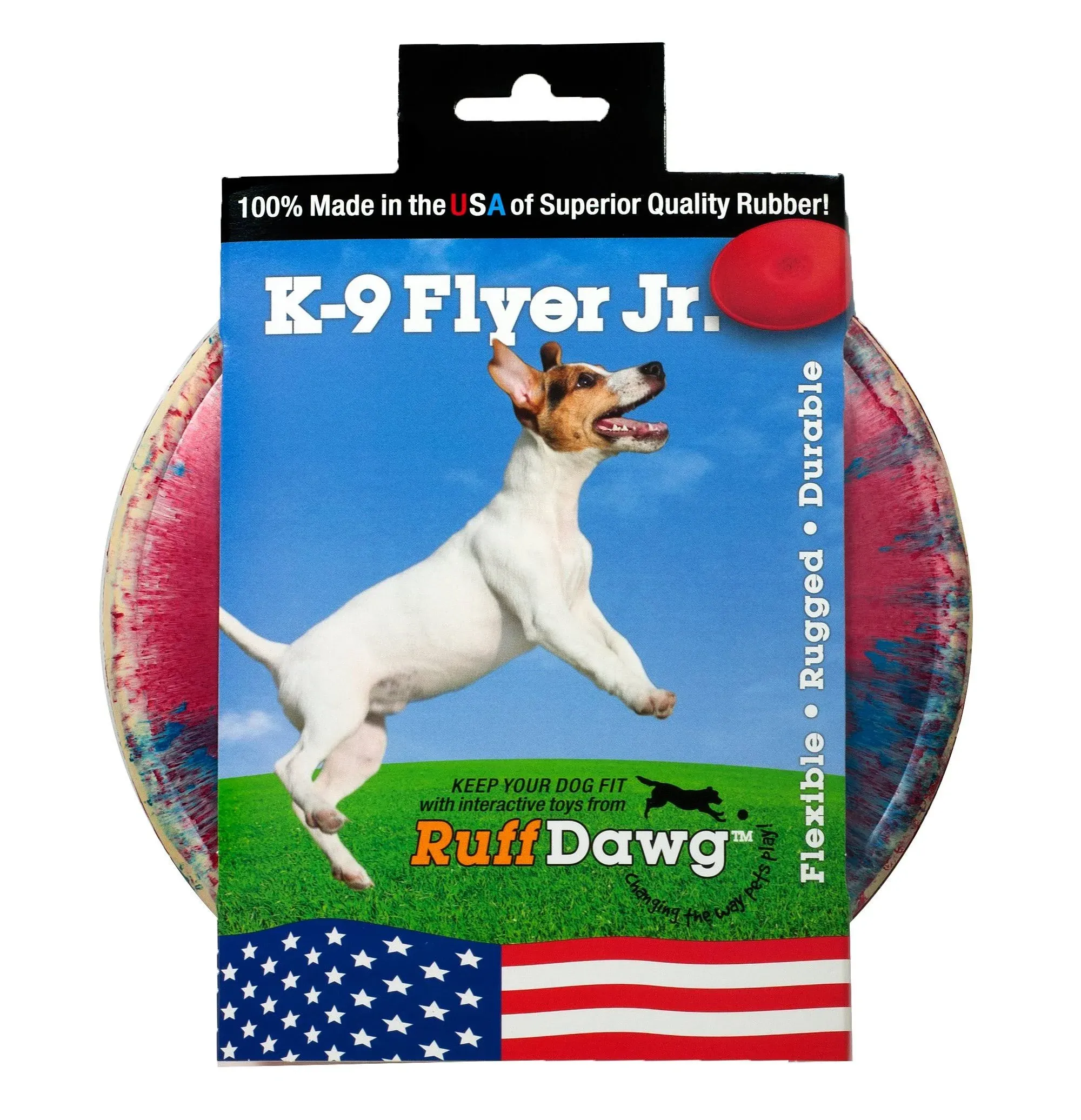 Ruff Dawg K9 Flyer/K9 Flyer Junior Dog Toy (Assorted Colors)