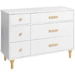 Babyletto - Lolly 6 Drawer Double Dresser White / Natural