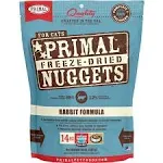 Primal Freeze Dried Nuggets Rabbit Formula Cat Food | 14 oz