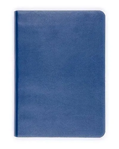 Miquelrius Soft Bound Medium Journal, 100 Sheets/200 Lined Pages, 6 x 8 Blue