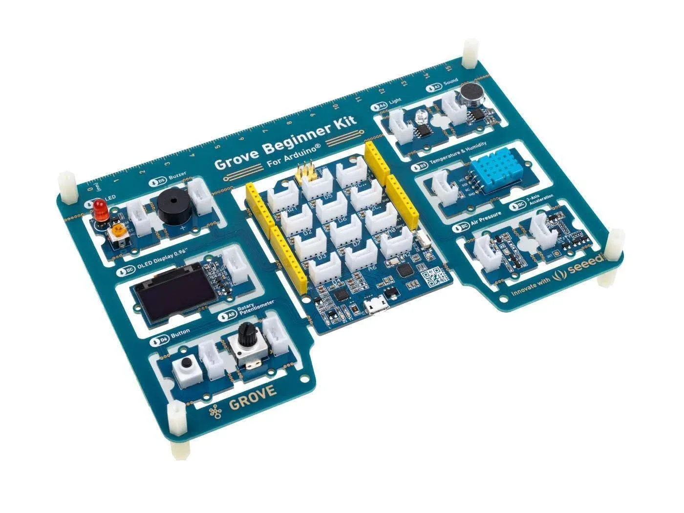 Seeed Studio Grove Beginner Kit for Arduino with Seeeduino Lotus