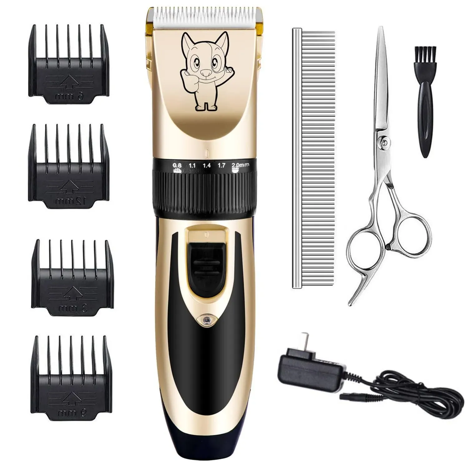 Grooming Kit Coorless Clippers Dog Cat Trimmer Hair Clippers Shaver US