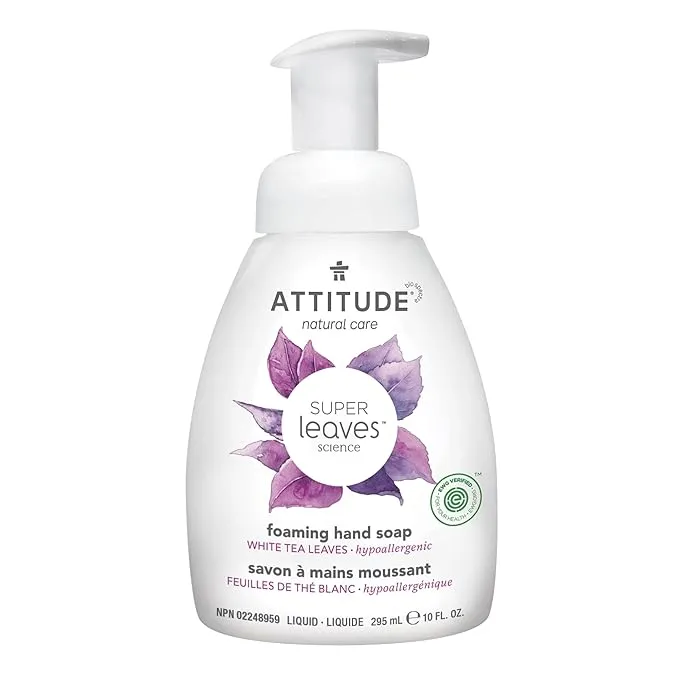 Attitude Foaming Hand Soap : Super Leaves : Red Vine Leaves