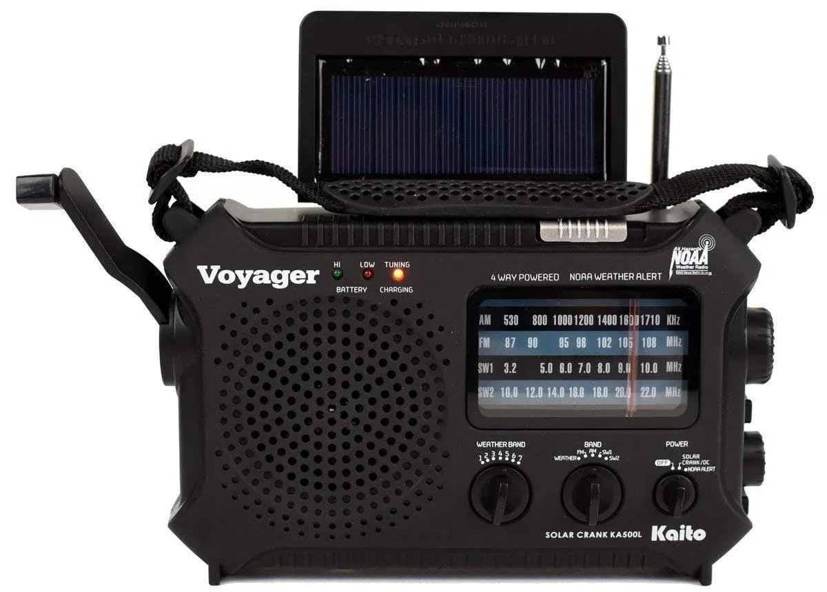 Kaito 5-way Powered Emergency AM/FM/SW Weather Alert Radio