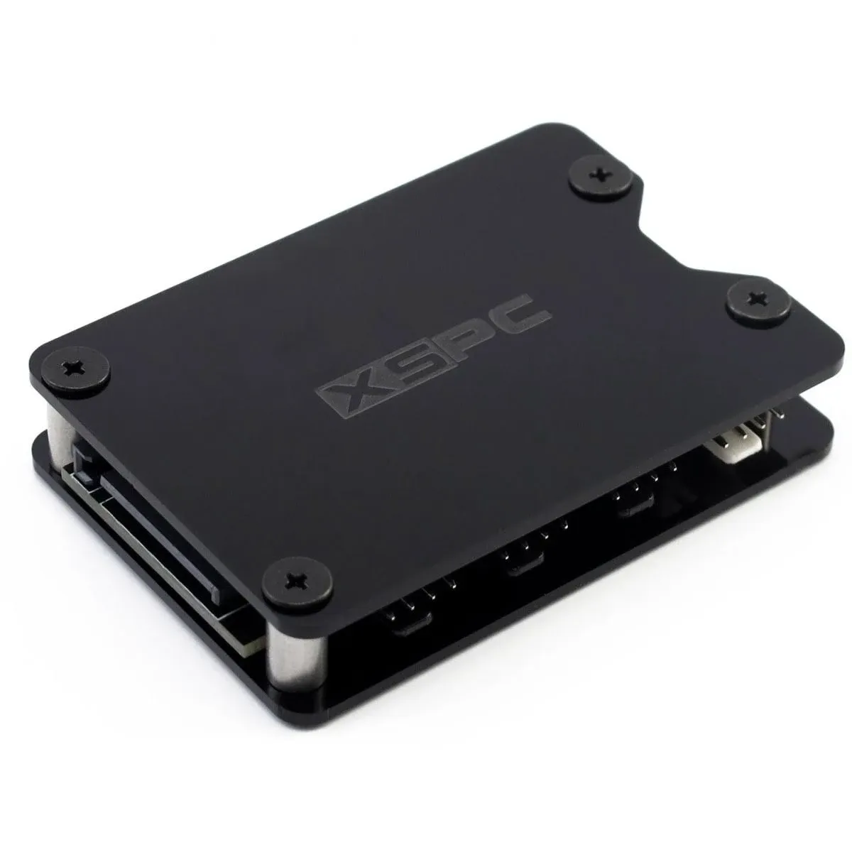 XSPC 8 Way PWM Splitter Hub - SATA Powered (Black) V2