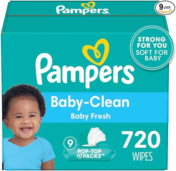 Pampers Baby Clean Fresh Scented Baby Wipes - 864ct