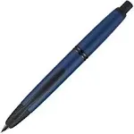 Pilot Fountain Pen Vanishing Point Retractable Blue Barrel, Medium PL60597FPBLUM