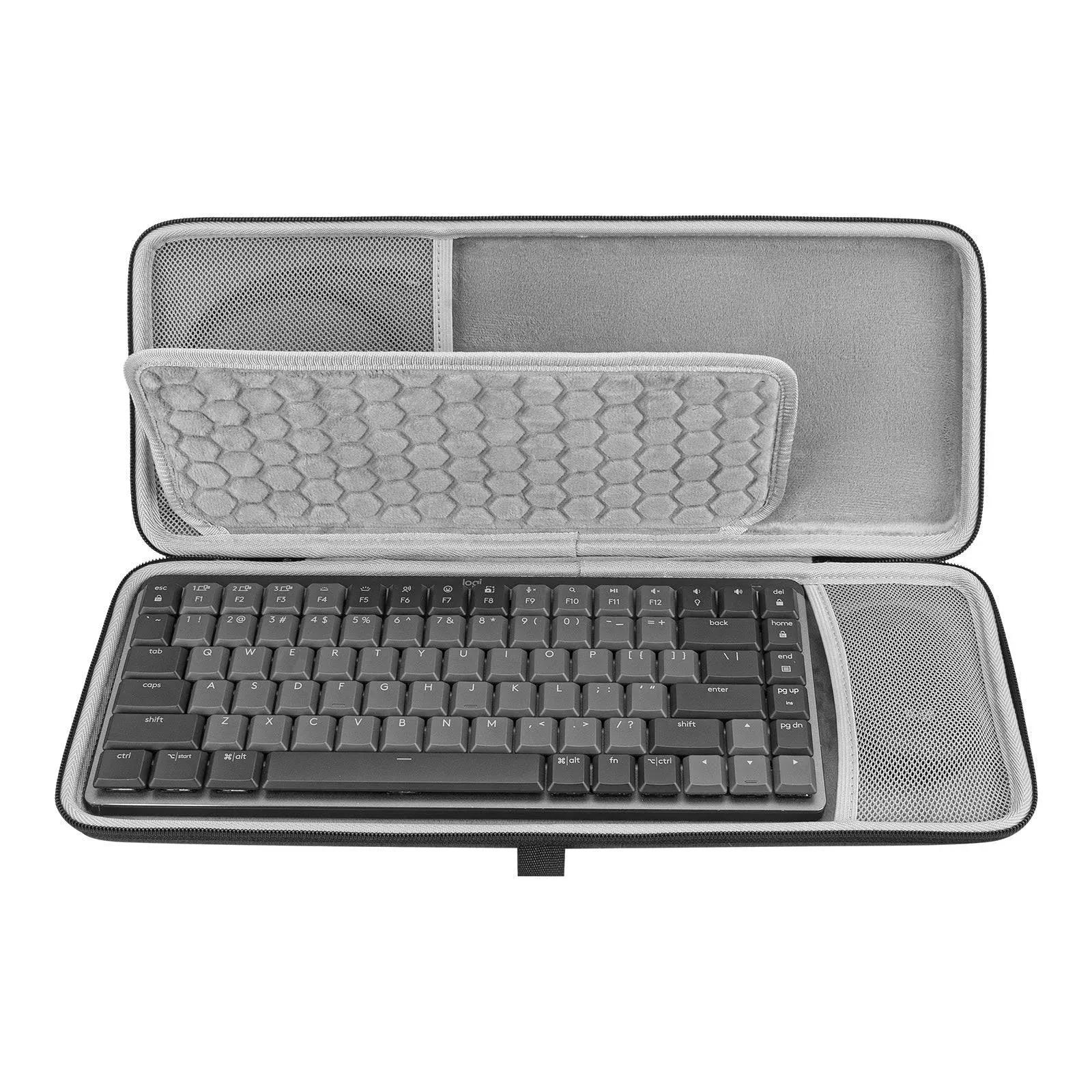 Geekria Keyboard Carrying Case Compatible with Logitech MX Mechanical Mini