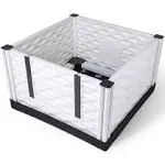 EZwhelp EZclassic 28"x28" Puppy Dog Whelping Box Playpen w/Rails & Liner, Black