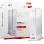 ARRIS SURFboard SVG2482AC DOCSIS 3.0 Cable Modem & AC2350 Wi-Fi Router , Comcast Xfinity Internet & Voice , Four 1 Gbps Ports , 2 Telephony Ports for Digital Voice , Up to 800 Mbps