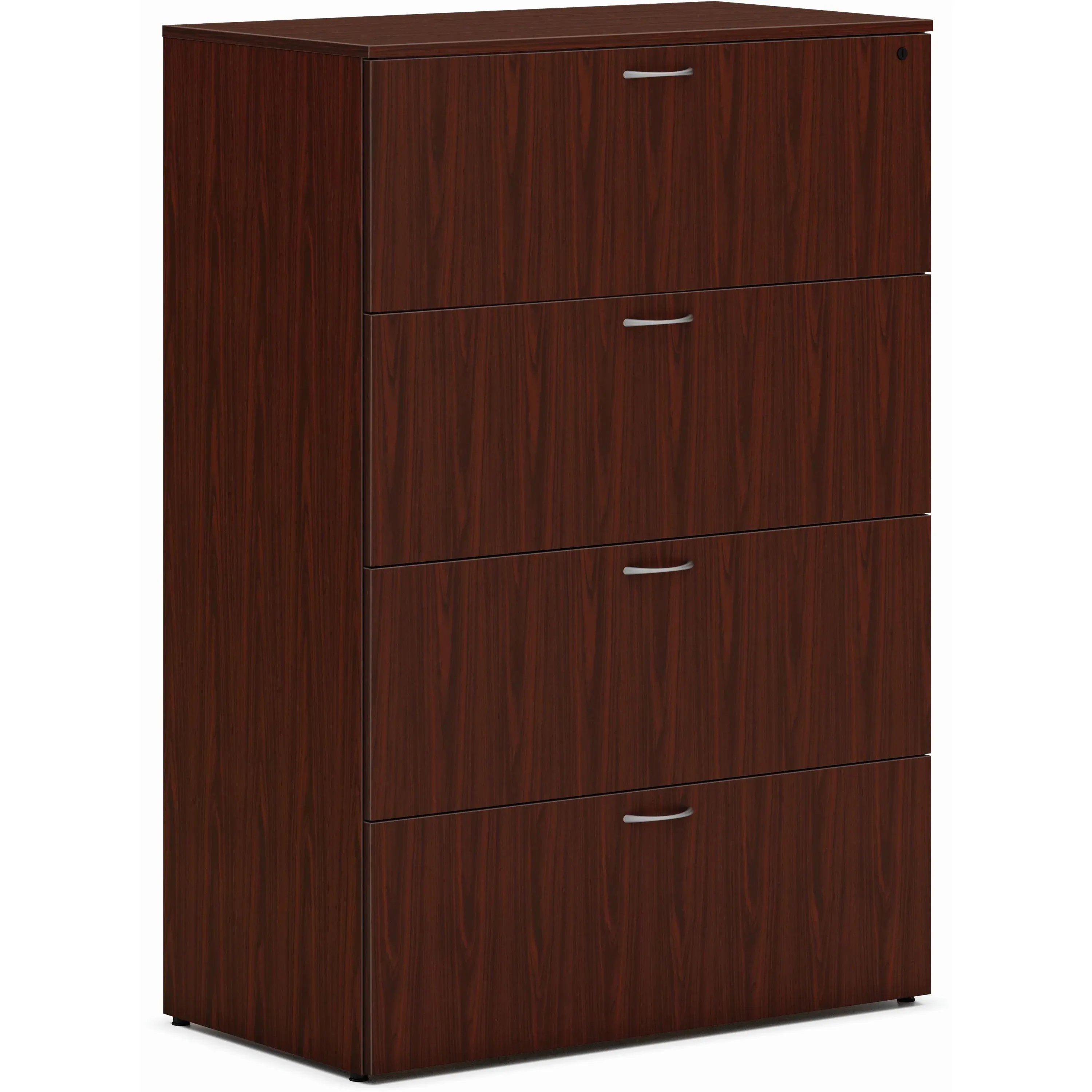 HON Mod HLPLLF3620L4 Lateral File - 36 x 20 x 53 - 4 Drawer(s) - Finish: Traditional Mahogany