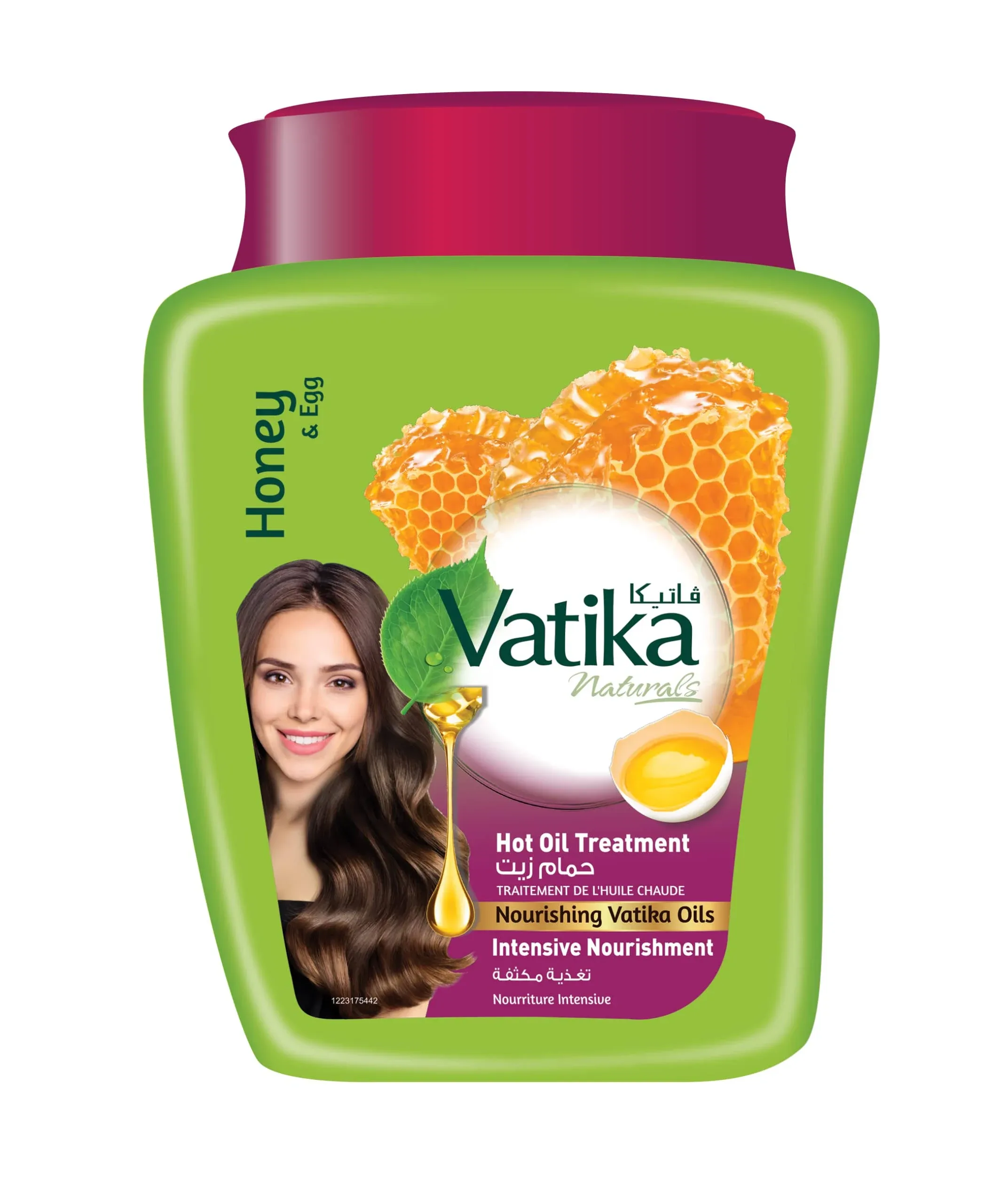 Vatika Hot Oil Treatment Hair Masks Infused With Honey &amp; Egg  for Dry Hair 500g