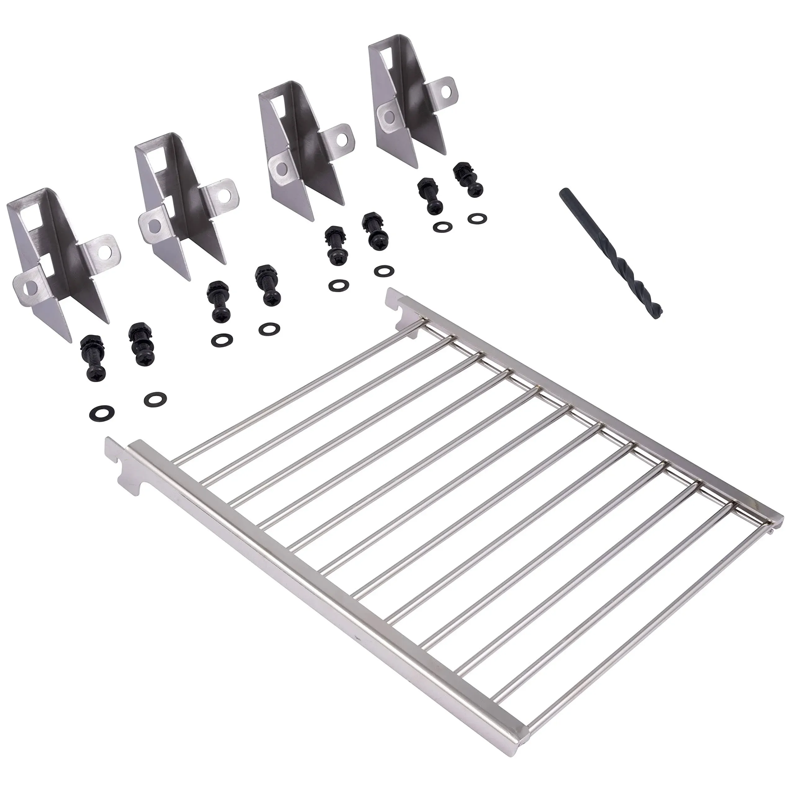 Oklahoma Joe's 5959596W06 Highland Racks Offset Smoker Flex Bracket Kit, Regular, Silver