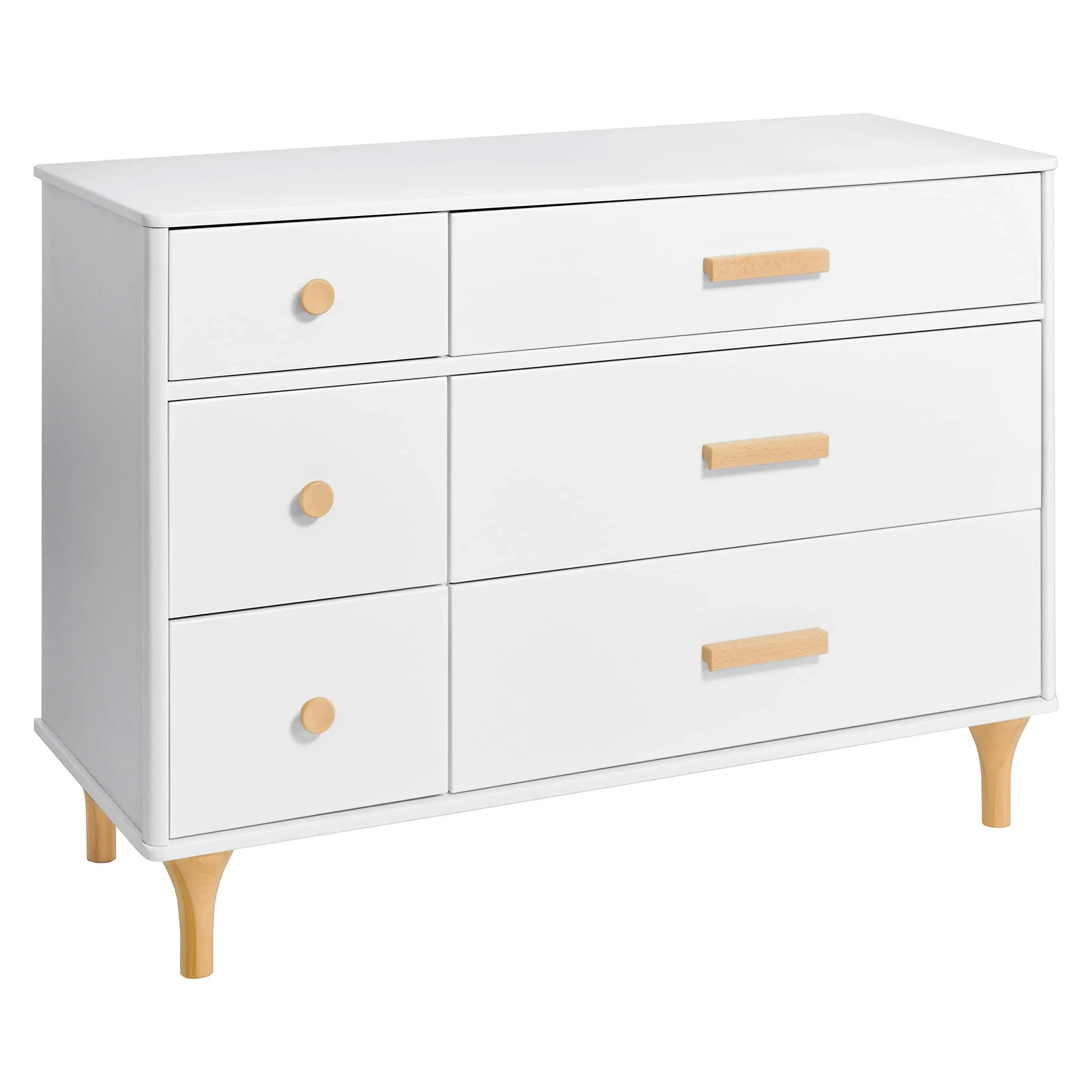 Babyletto - Lolly 6 Drawer Double Dresser White / Natural