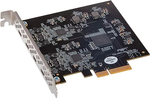 Allegro Type A USB 3.2 | 3.0 PCIe 4-Port PCIe Card (Mac and Windows Compatible)