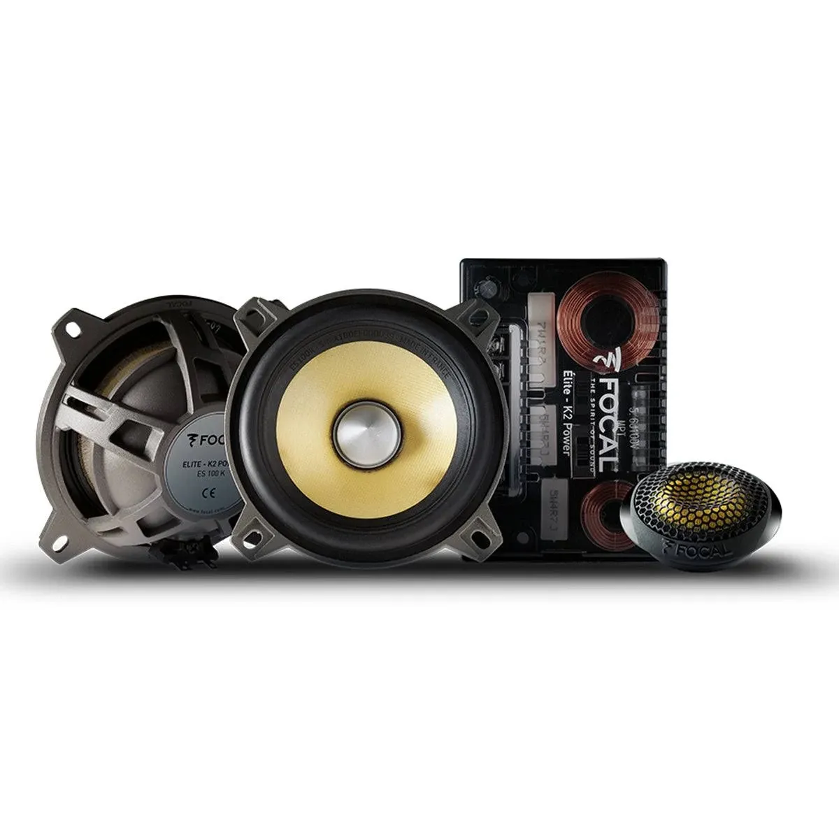 Focal ES 100 K 4" K2 Power 2-Way Component Speakers