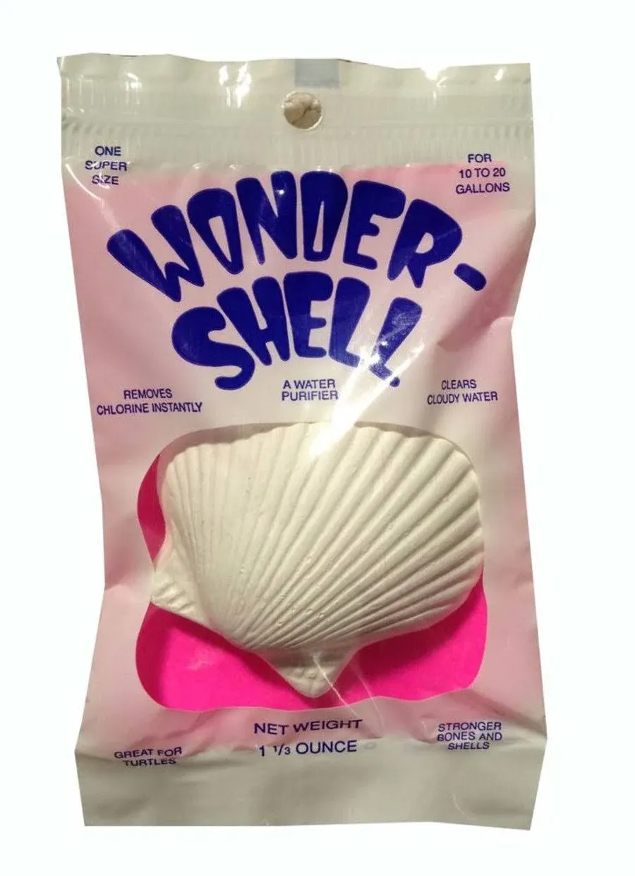 Weco Wonder Shell Removes Chlorine and Clears Cloudy Water in Aquariums