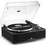 Angels Horn H019 Bluetooth Turntable, High-Fidelity Vinyl Record Player with Built-in Speakers