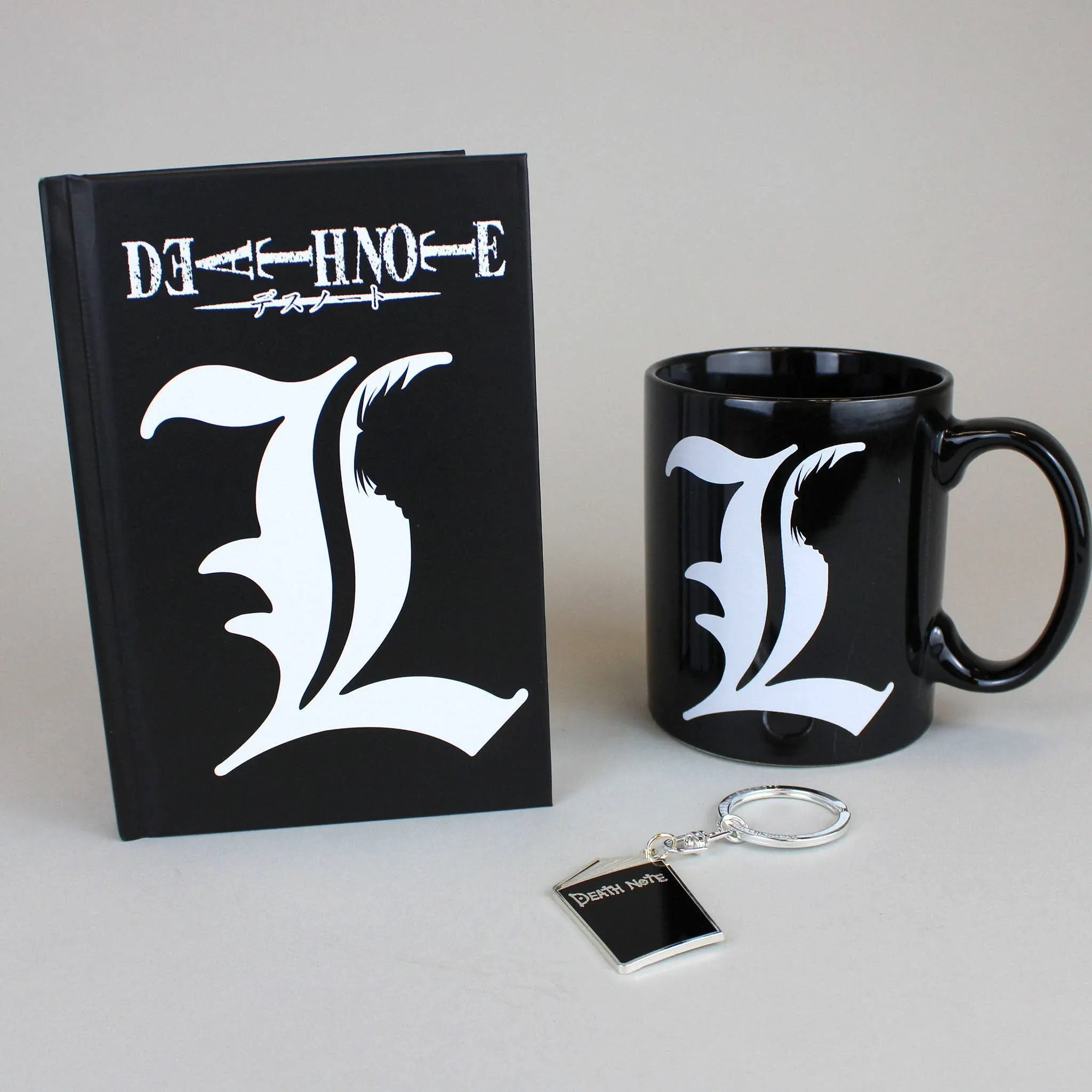 Death Note Mug, Notebook, and Keychain Gift Set