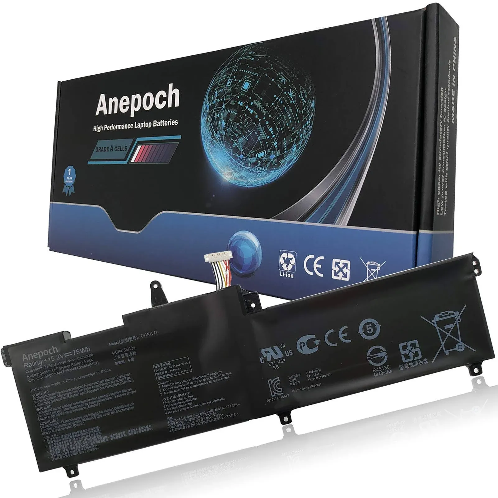 Ane Poch Battery Replacement for Asus ROG Strix GL 702 GL 702V GL 702VS GL 702VM