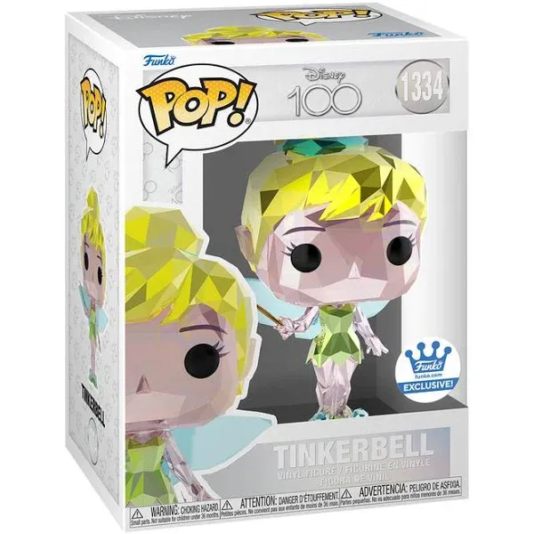 Funko Pop Tinker Bell Facet Disney 100th Year Funko Shop Exclusive 1334