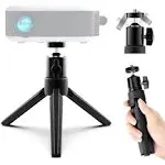 Mini Projector Tripod, Didbynm Compact Desktop Tripod Stand 6.3 inch Universal 1 ...