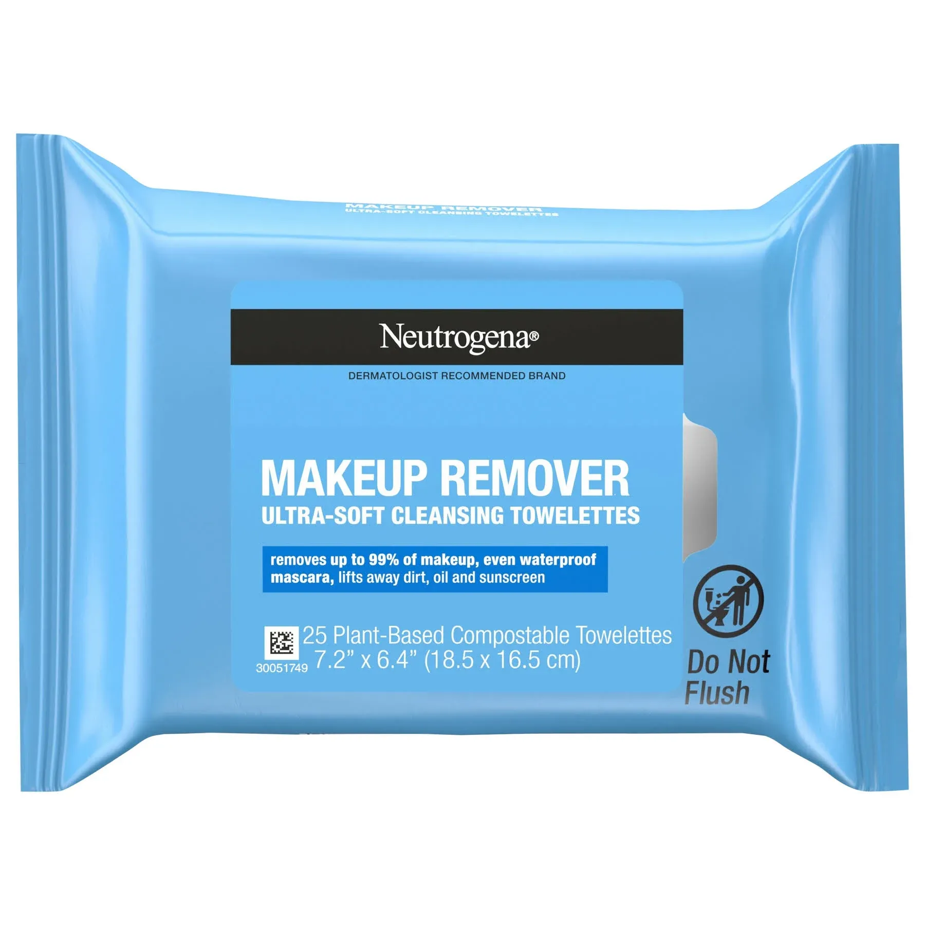 Neutrogena Makeup Remover Cleansing Towelettes Wipes 25 Pack