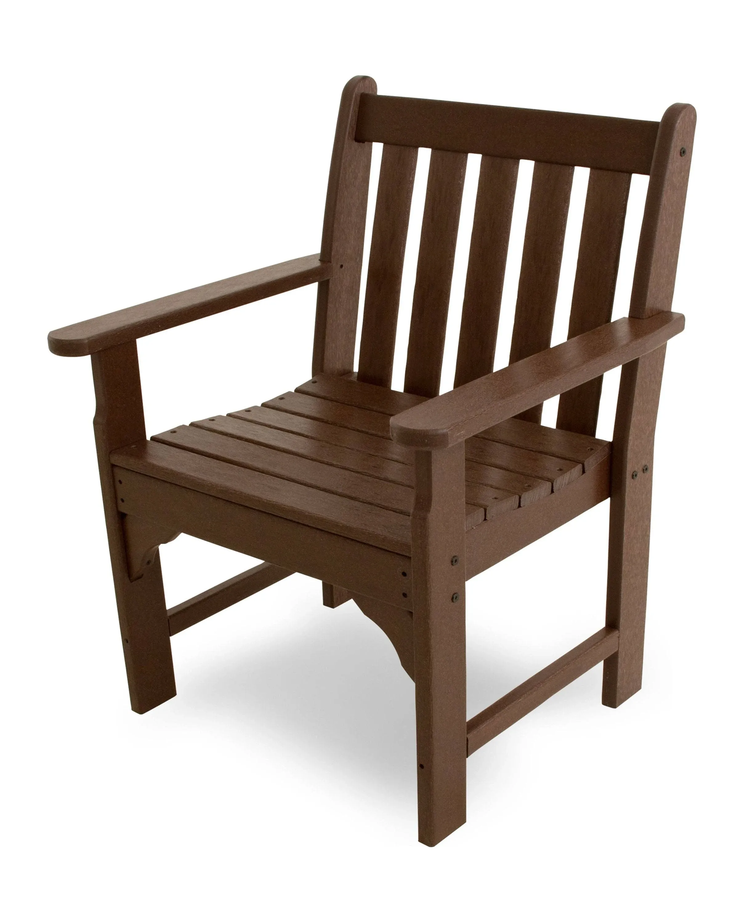 POLYWOOD Vineyard Garden Arm Chair - Mahogany : BBQGuys