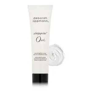 Deborah Lippmann Steppinâ€™ Out Nourishing Foot Cream | Moisturizing Cream with Acai and Kokum Butter | Softens and Restores Skinâ€™s Flexibility | Non-Greasy Formula | 5.2 Oz