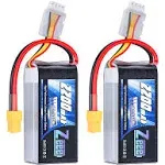 Zeee 3 S 2200m Ah Lipo Battery 11.1 V 50 C Shorty Pack Battery with XT60 Plug for RC Car Truck RC Vehicles Boat Drone RC