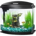 Aqueon LED MiniBow 5 SmartClean Aquarium Kit Black - 5 Gallon