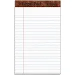 Tops The Legal Pad Ruled Perforated Pads, 5 x 8, White, 50 Sheets,