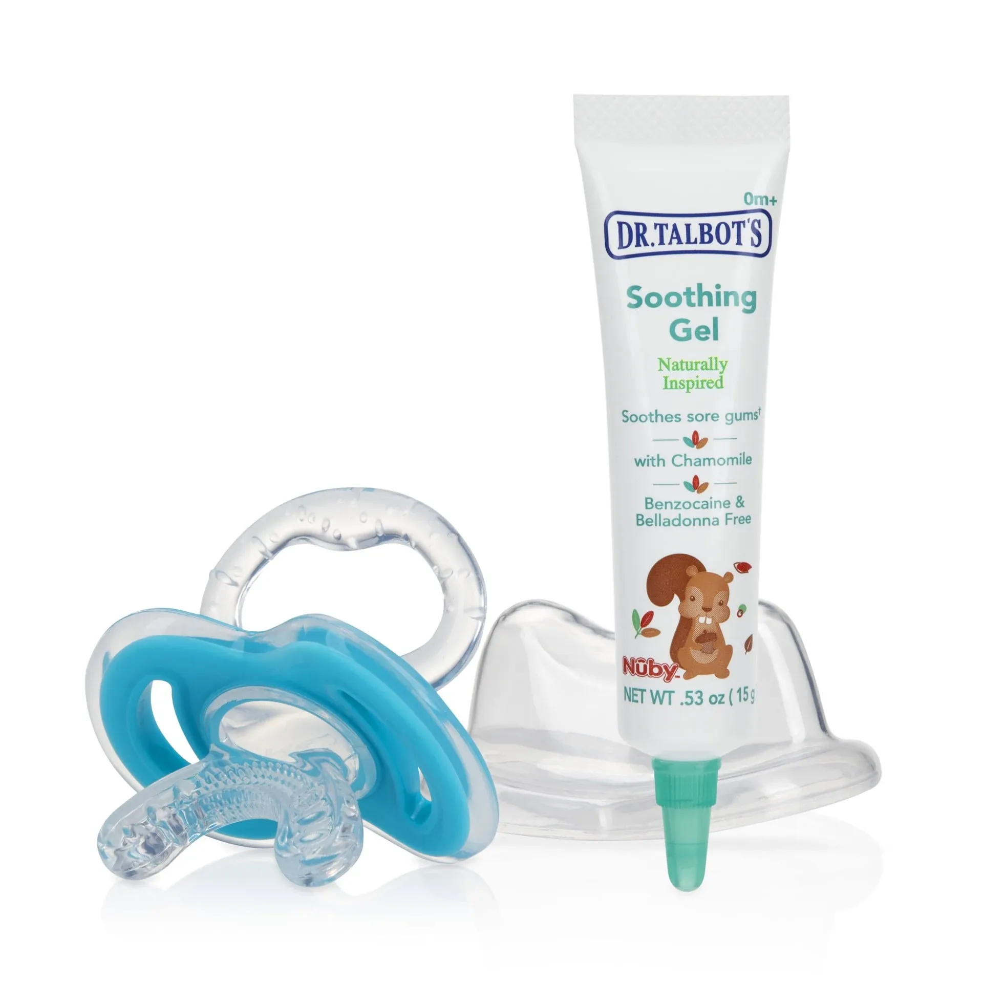 Dr. Talbot&#039;s Soothing Gel + Gum-EEZ Teether - Natural - Sore Gums - 0+ Months