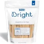 BARK Bright Dental Sticks for Medium Dogs Chews, 15.87 oz., Count of 30