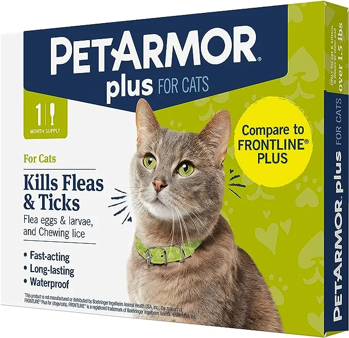 PetArmor Plus Flea Tick Treatment for Cats