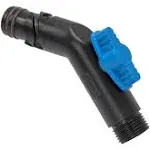 Aquor Removable Faucet Hose Connector, Jet Black