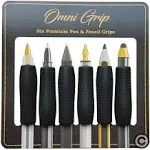 Omni Grip 6 Pack with Pen and Pencil Comfort Grips