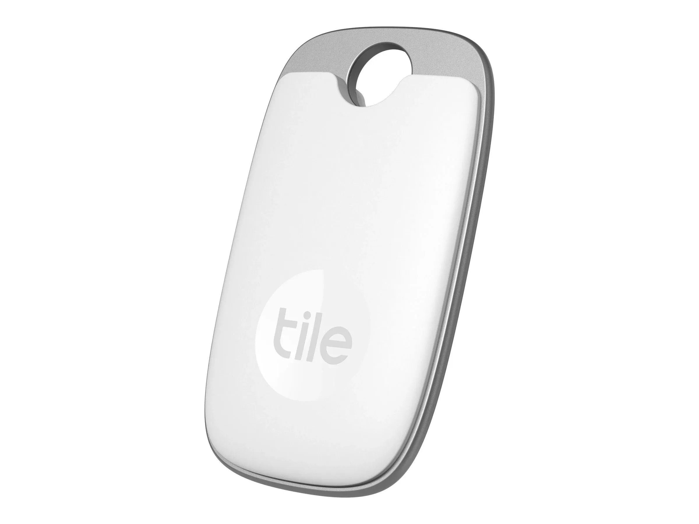 Tile Pro 2-Pack (Black/White). Powerful Bluetooth Tracker, Keys Finder and Item Locator for Keys, Bags, and More; Up to 400 ft Range. Water-Resistant. Phone Finder. iOS and Android Compatible.