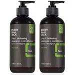 Every Man Jack Tea Tree Mens Thickening 2-in-1 Shampoo + Conditioner - Restore Thickness, Cleanse, and Condition - Made with Naturally Derived