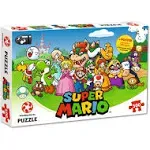 Winning Moves Super Mario and Friends 500 Piece Jigsaw Puzzle Game, Piece Together Mario, Luigi, Yoshi, Bowser and Toad, Gift and Toy for Ages 10 Plus