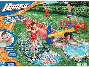 Banzai Aqua Blast Obstacle Course