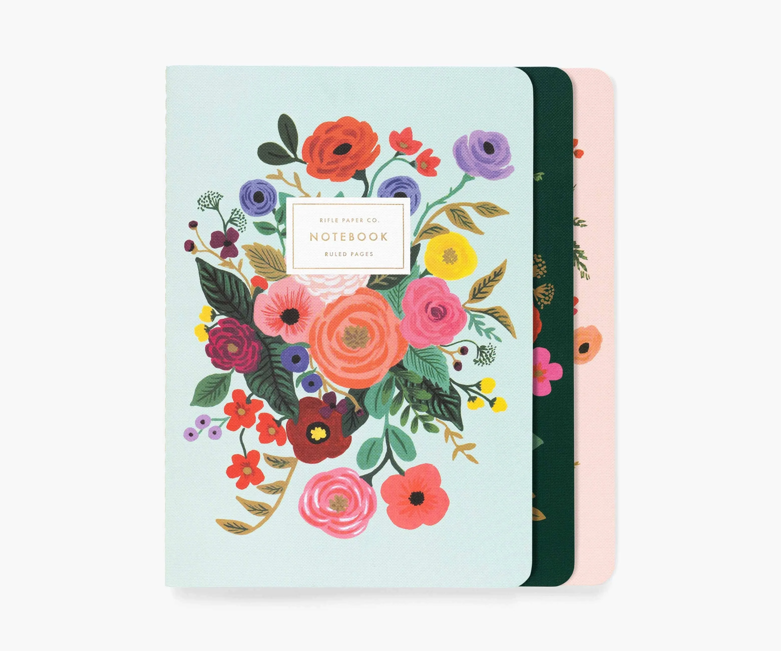 Rifle Paper Co - Set of 3 Notebooks - Garden Party