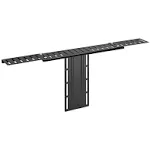 Mount Plus MDS12-3 Wide All-in-One VESA Compatible Monitor Shelf for Device Organizer,Perfect for Online Meetings and Live Streaming Such As Cameras